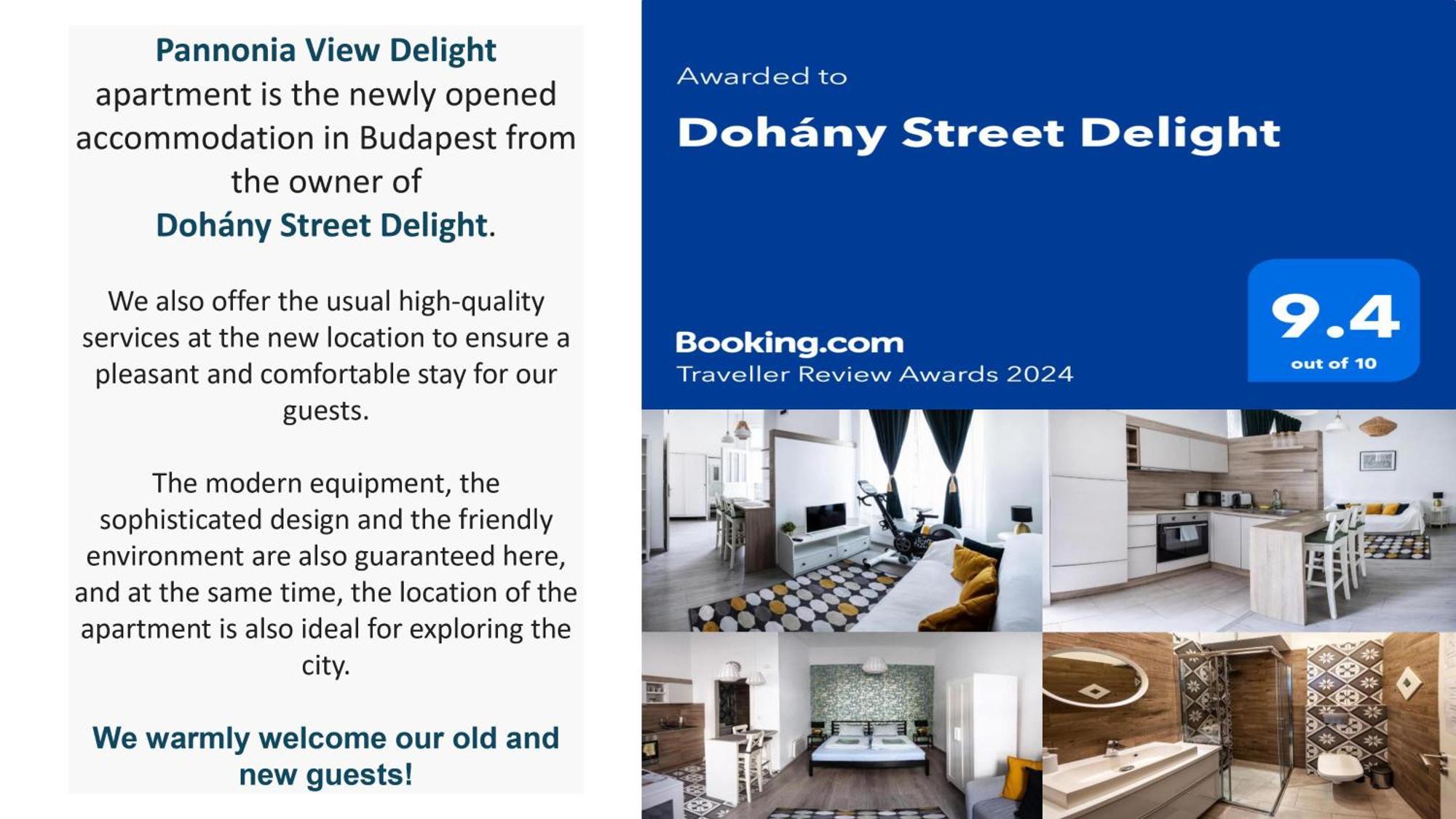 Pannonia View Delight Apartment Будапеща Екстериор снимка